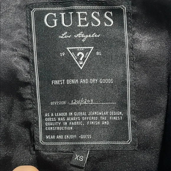 GUESS Women's Striped Blazer in Black and White - Picture 4 of 8